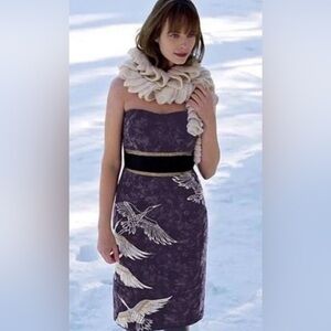 Floreat By Anthropologie Midnight Migration Dress Size 0